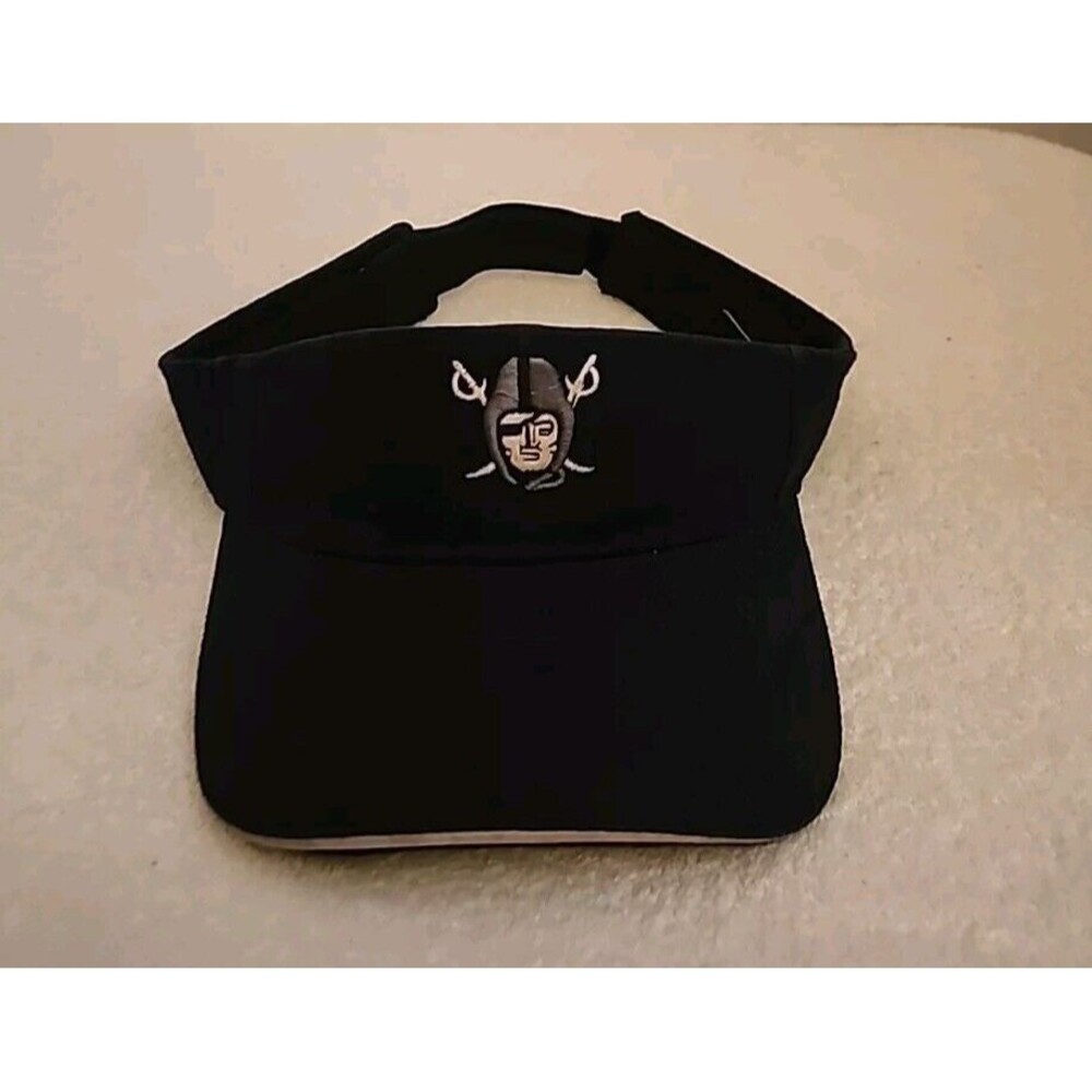 Raiders Golf Visor Black Adjustable